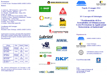 15° Convegno di Tribologia